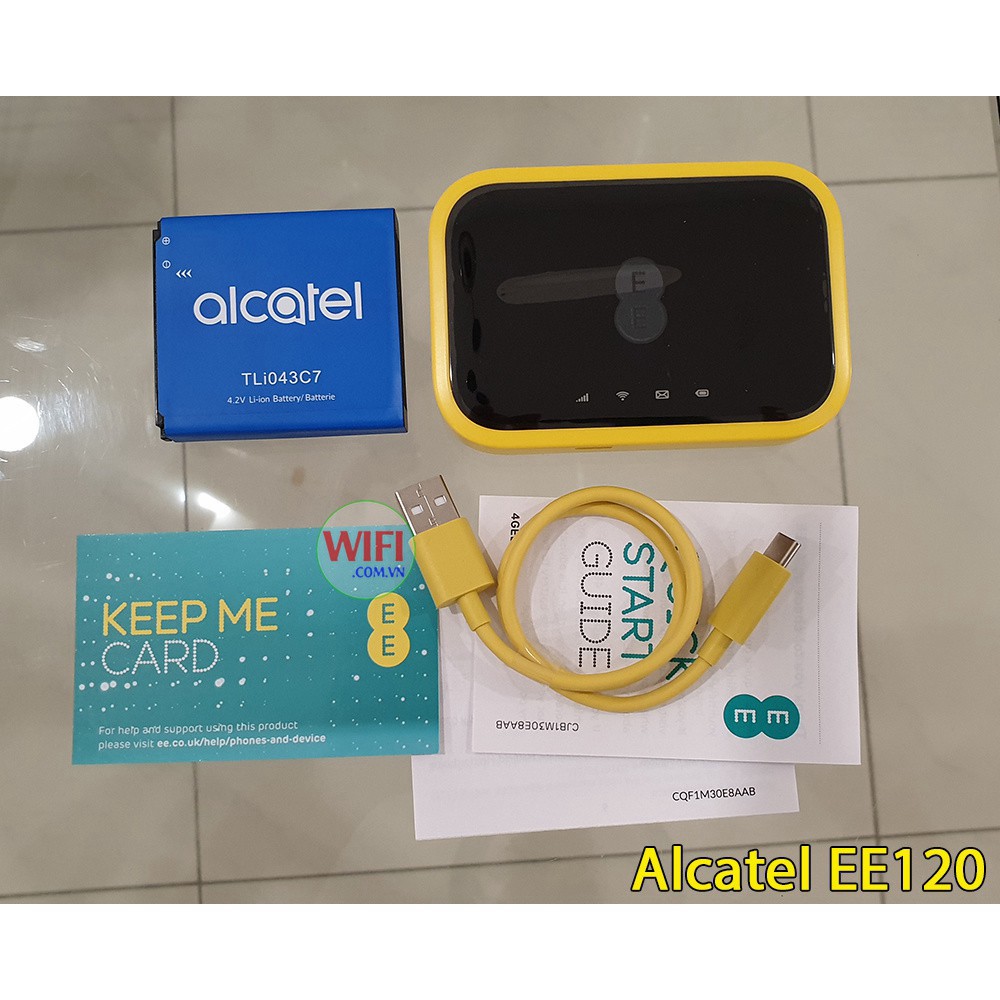 [Free ship từ 150k ] Bộ Phát Wifi 4G Cao Cấp Alcatel EE120, Tốc Độ 4G 600Mbps, Pin 4300mAh, Wifi 802.11ac Hỗ Trợ 20 Kết  | BigBuy360 - bigbuy360.vn