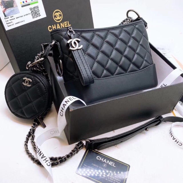 Túi hobo kèm ví tròn