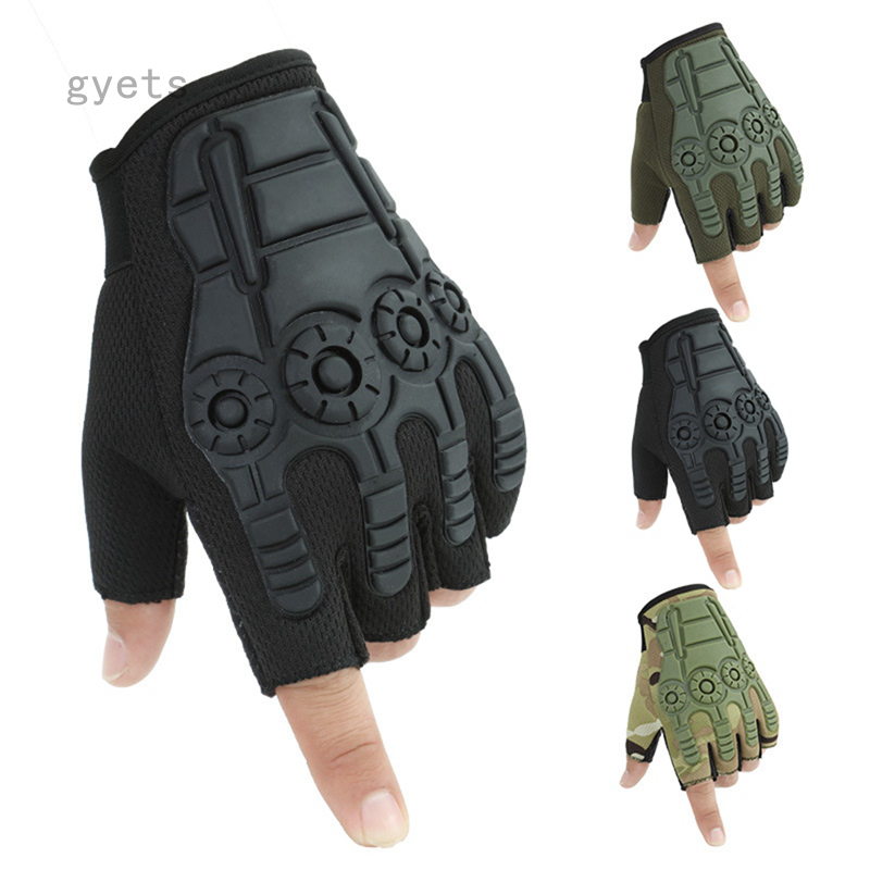 Tactical Half Finger Gloves Army Military Combat Assault CS Airsoft Patrol Work