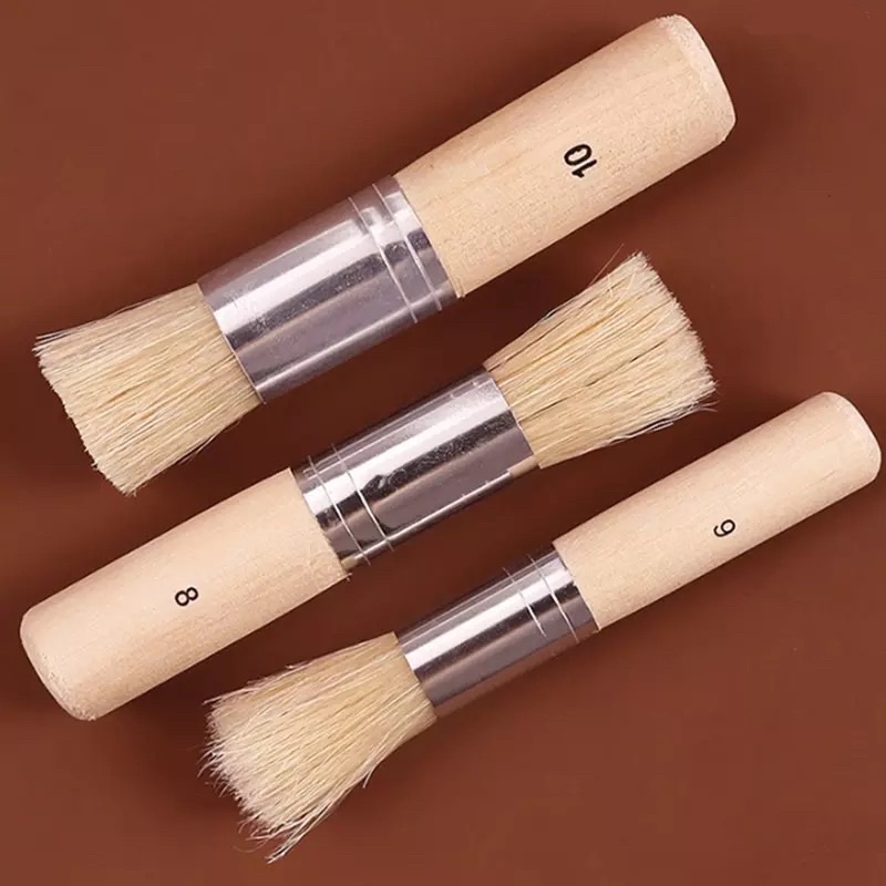 Bộ 3 Cọ Stencil Mont Marte - Studio Stencil Brushes Pkt 3 - MAA0021