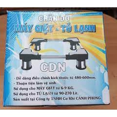 Chân đỡ inox máy giặt tủ lạnh đa năng Cảnh Phong, kích thước từ 480 đến 770mm