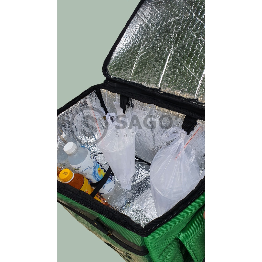 Túi Giữ Nhiệt 26 lít Cao cấp Chuyên Dùng Cho Shipper Giao Hàng Đồ Ăn Giữ Được Nhiệt Độ Lâu Now/Grab/Gojek