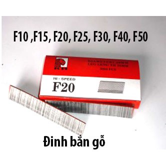 Đinh bắn gỗ F10  đến  F50