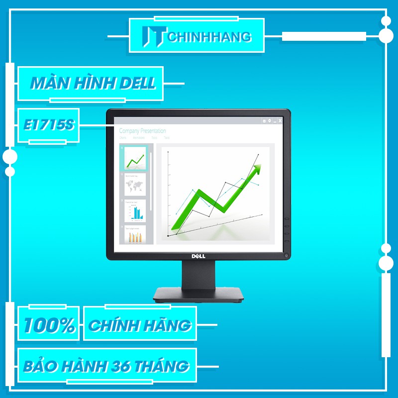 Màn hình máy tính LCD 17" vuông DELL E1715S - HÃNG PHÂN PHỐI CHÍNH THỨC
