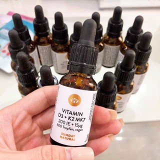 Vitamin D3 K2 MK7 của Sunday Natural