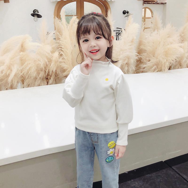 Áo Kiểu Tay Phồng In Hoa Hàn Quốc Cho Bé Gái