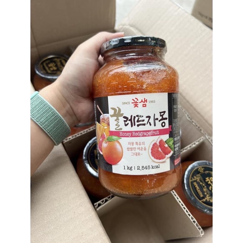 Mật ong chanh , bưởi đào Hàn Quốc