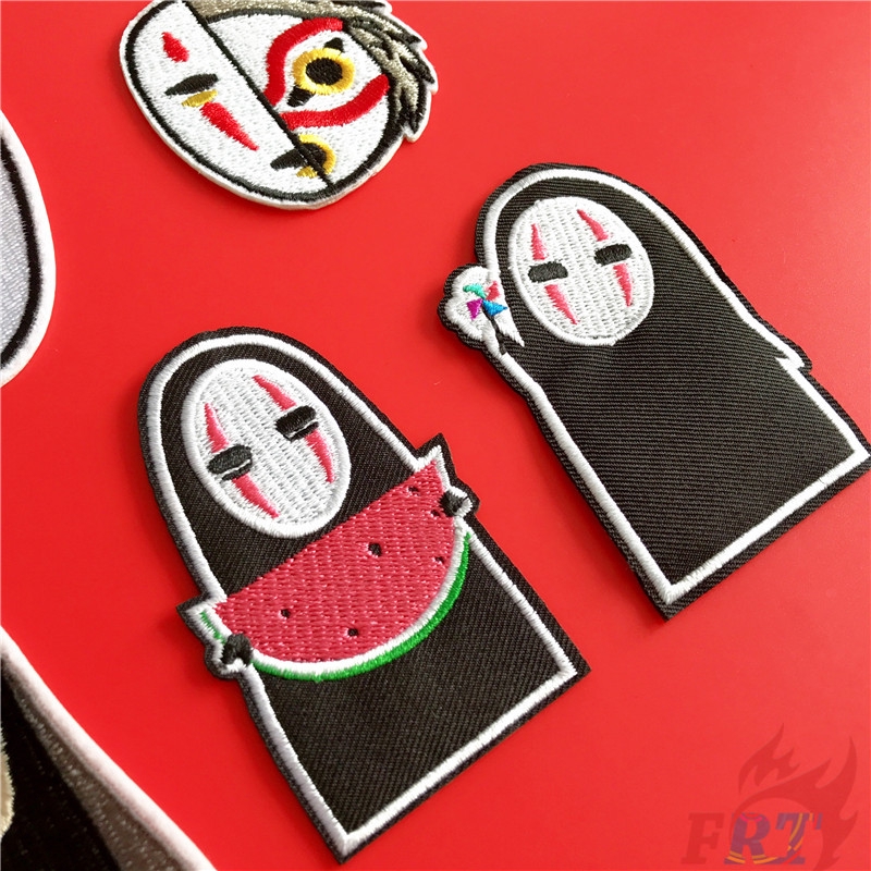 Miếng vá quần áo hình nhân vật Vô Diện phim anime Vùng đất linh hồn của Miyazaki Hayao