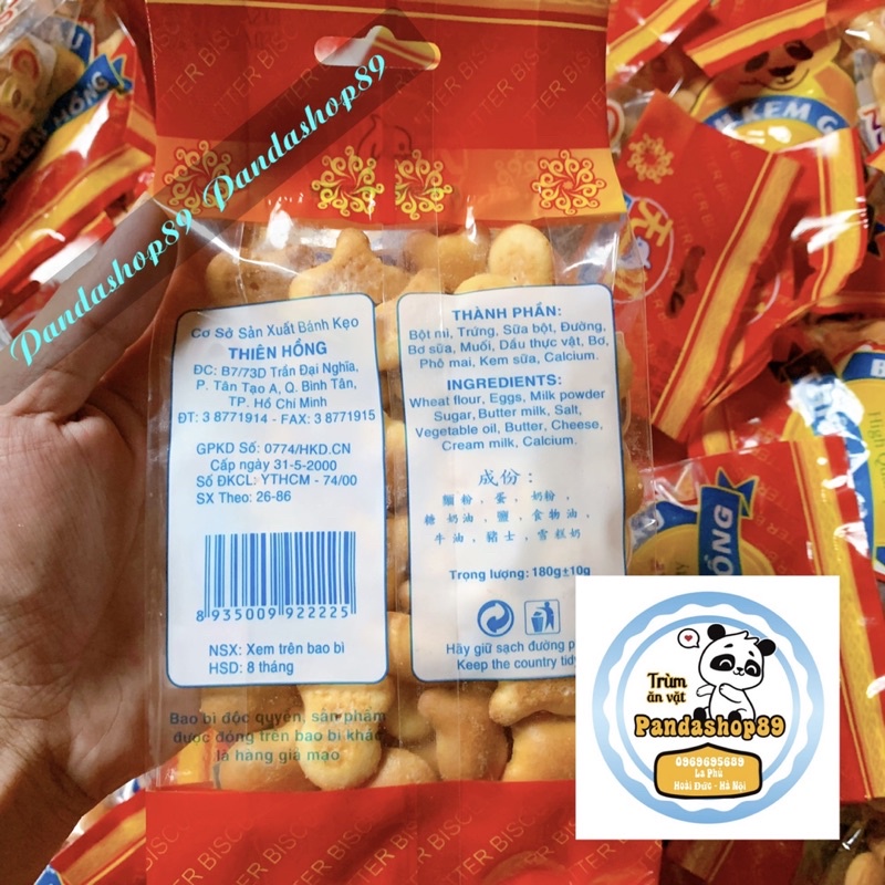 Bánh gấu kem Thiên Hồng gói cao cấp (gói 100g)