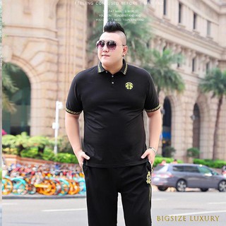 Áo thun nam có cổ big size thun co dãn 4 chiều thấm hút mồ hôi