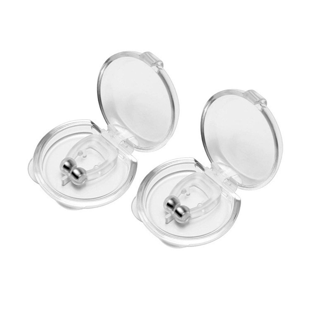 Đồ Dùng Sức Khỏe Tương Lai Dừng ​Kẹp Mũi Chống Ngáy Bằng Silicone Thiết Kế Từ Tính Tiện Dụng