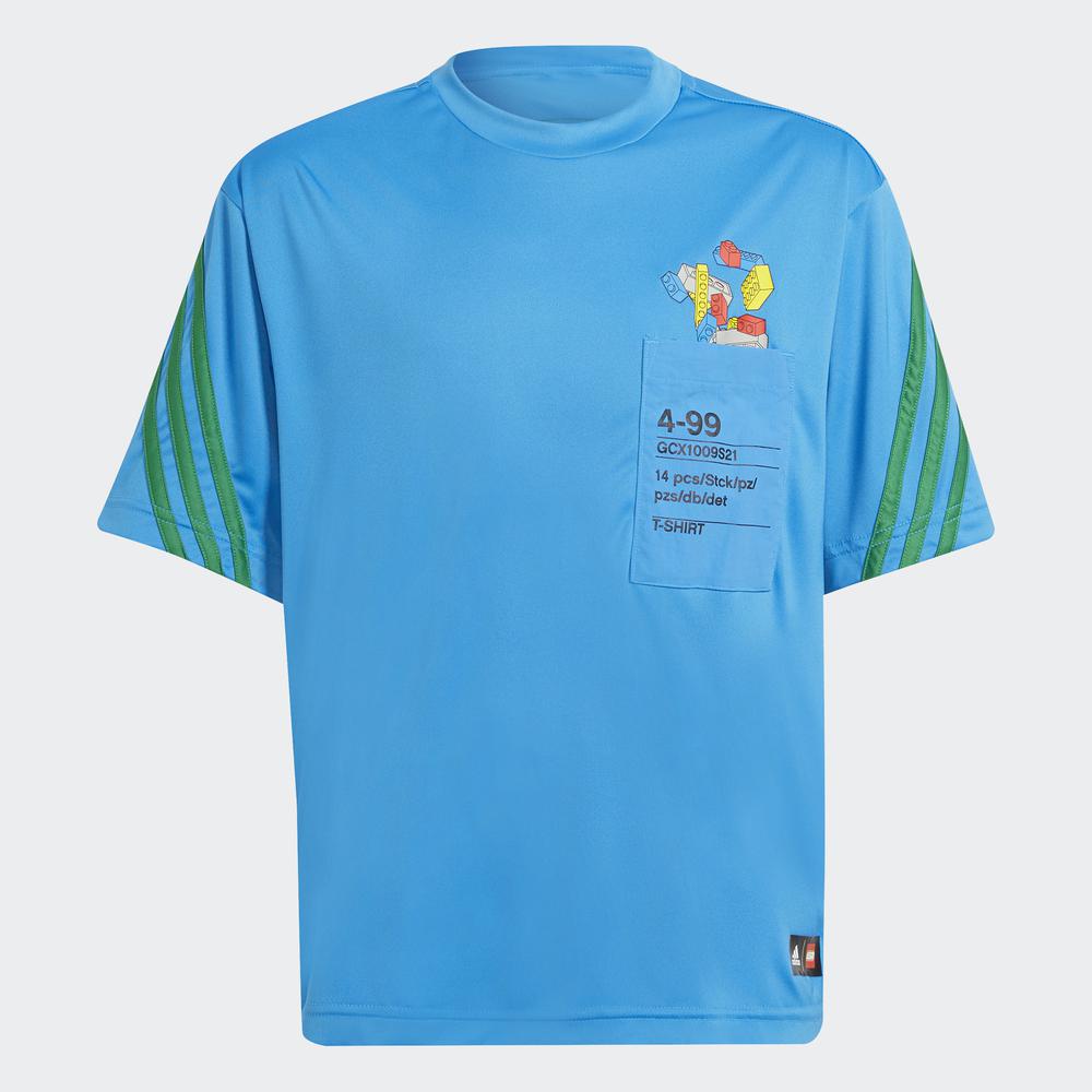 Áo Tee adidas TRAINING Unisex trẻ em Áo Thun adidas x Classic LEGO® Màu xanh dương H26659