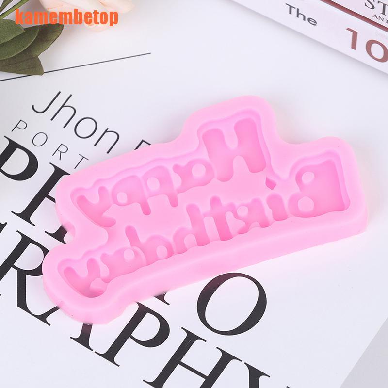 Khuôn Silicone Làm Bánh &amp; Socola Hình Chữ Happy Birthday