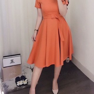 Đầm xoè thắt eo cực xinh. Đầm công sở