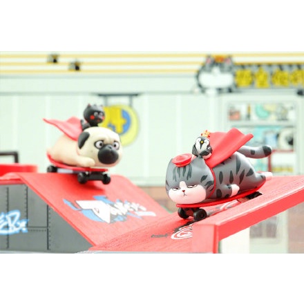 Đồ Chơi Nghệ Thuật pop mart popmart wu huang Và bazaar Màu Đen Hàng Ngày