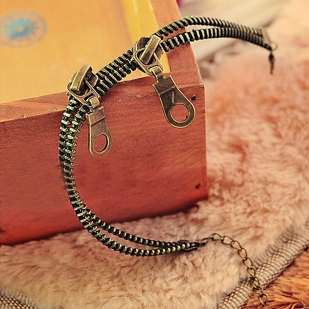 Vòng Đeo Cổ Chân Bằng Kim Loại Hình Khóa Kéo Nhiều Màu Thời Trang Cổ Điển Cho Nam Và Nữ | BigBuy360 - bigbuy360.vn