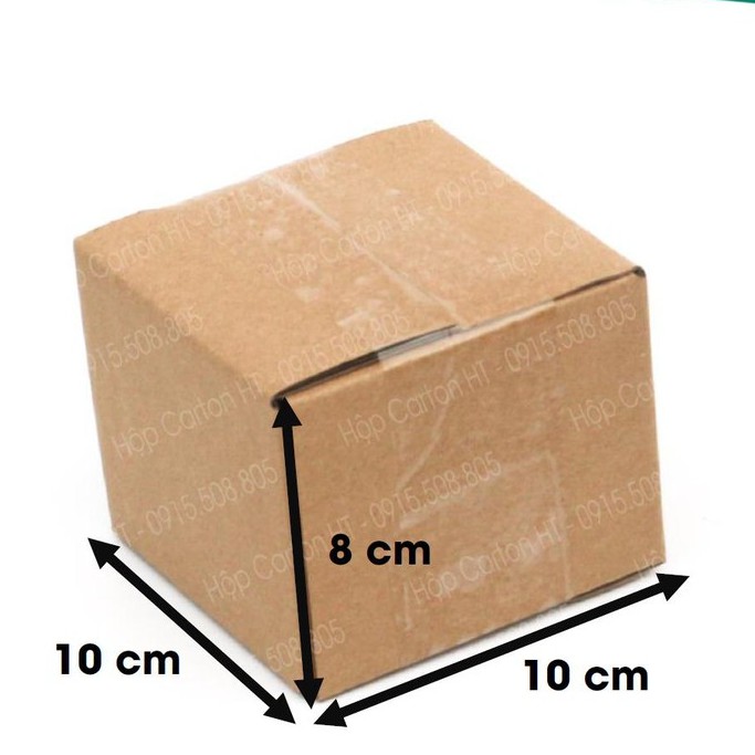 10x10x8 - 1 Thùng carton đóng hàng nhỏ XẢ KHO ♥️ FREESHIP ♥️ TP1