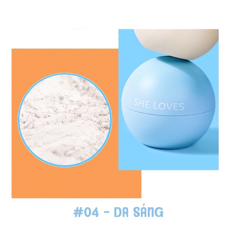 Phấn phủ mini Ice Sheloves mỏng nhẹ mịn màng | BigBuy360 - bigbuy360.vn