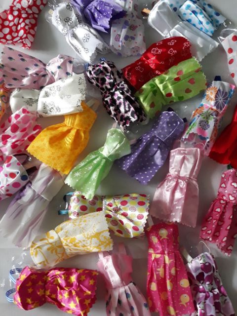 10 bộ đầm búp bê  Barbies, Xinyi, Licca và búp bê 30cm