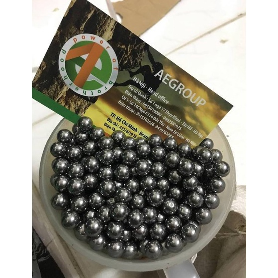 Bi sắt 6.35mm, 7mm, 8mm khoảng