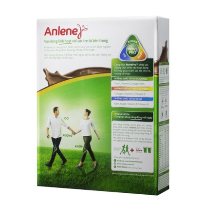 Sữa bột Anlene Gold Hộp 440g vị Chocolate