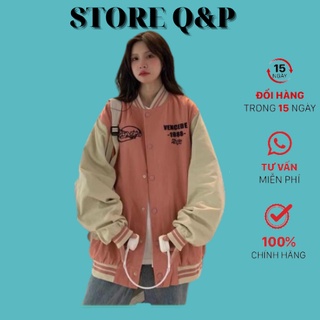 Áo khoác bomber nữ nam 1988 nhung tăm hàng xịn,tốt,bền Store Q&P GZAK104
