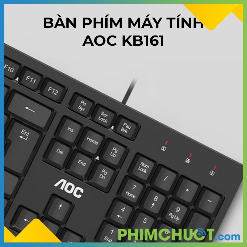 Bàn phím máy tính AOC KB161