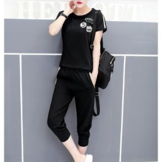 BỘ ĐỒ THỂ THAO NỮ THÊU LOGO CAO CẤP