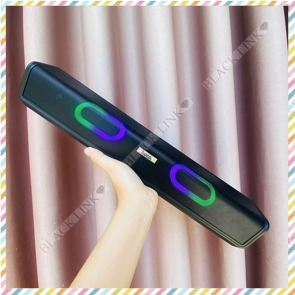 Loa Bluetooth HOCO BS49 Không Dây Chính Hãng Cao Cấp Bass Mạnh Đèn LED Theo Nhạc Loa Mini Cầm Tay Usb Thẻ Nhớ
