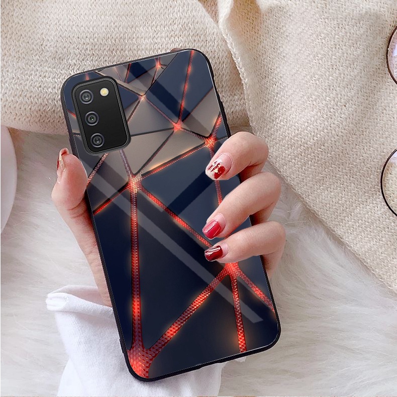 Ốp Lưng SAMSUNG GALAXY A02S/A02, A03s Mặt kính gương sáng bóng cao cấp