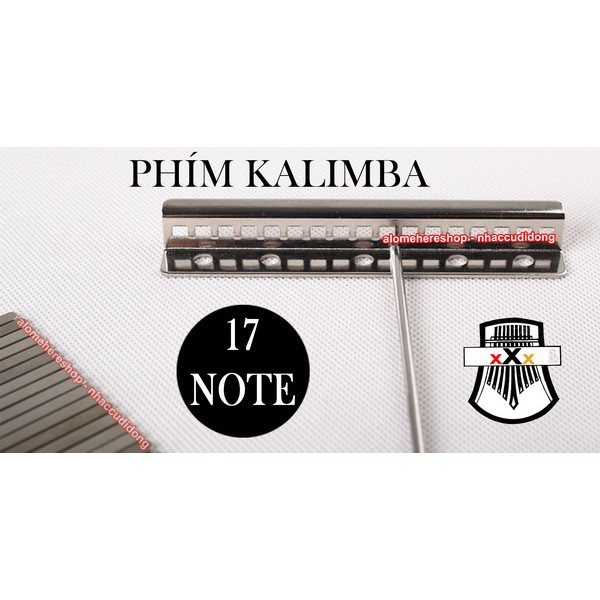 Bộ 17 phím cho đàn Kalimba 17 Note DIY