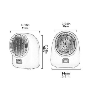 Máy sưởi gốm mini công suất 700W