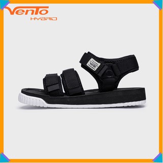 Giày Sandal Vento unisex Nam Nữ SD 9801 - Đen Trắng quai vải dù siêu bền [FULL size nam nữ từ 36 - 44]