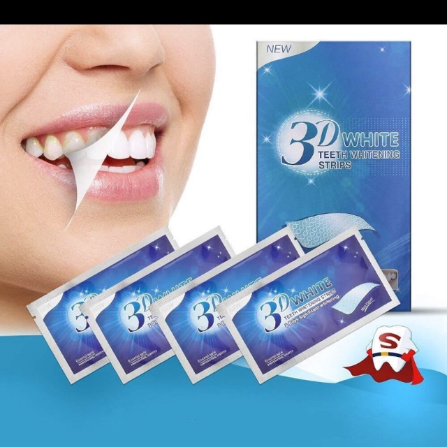 miếng dán trắng răng crest 3d