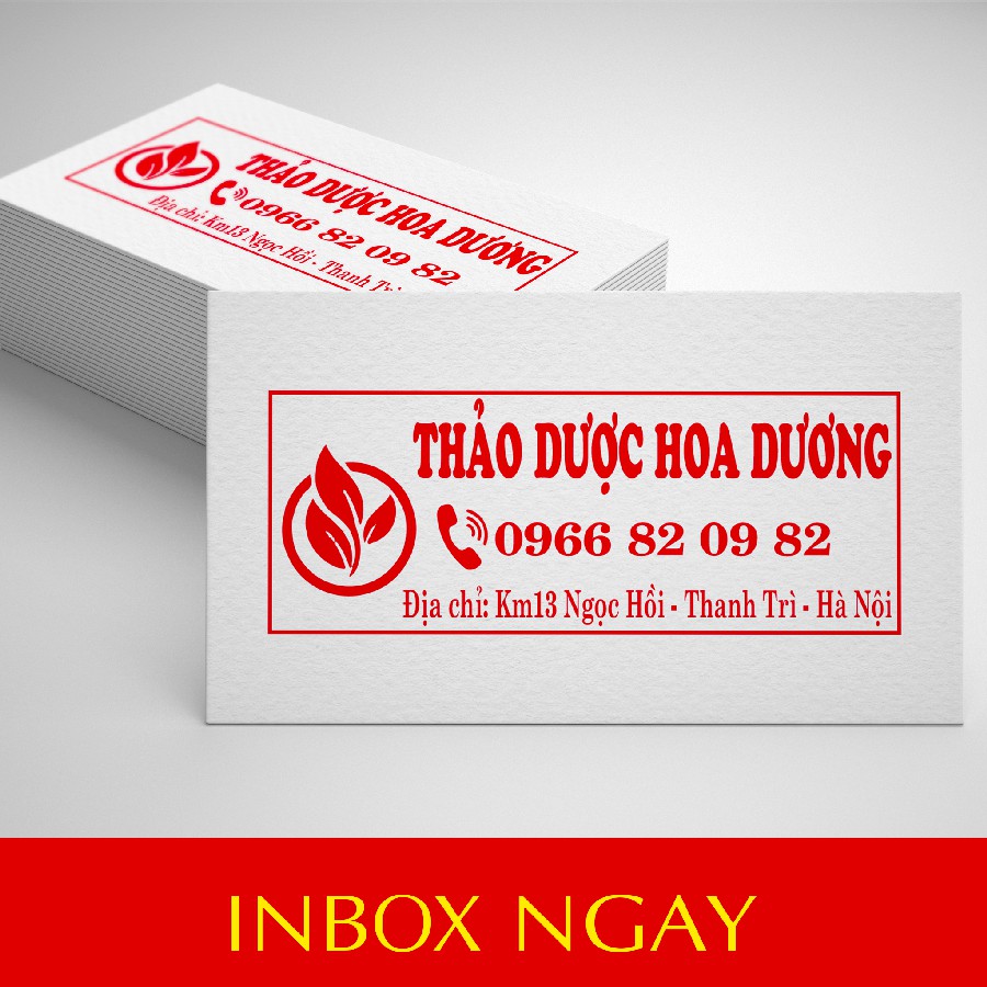 khắc dấu thông tin địa chỉ