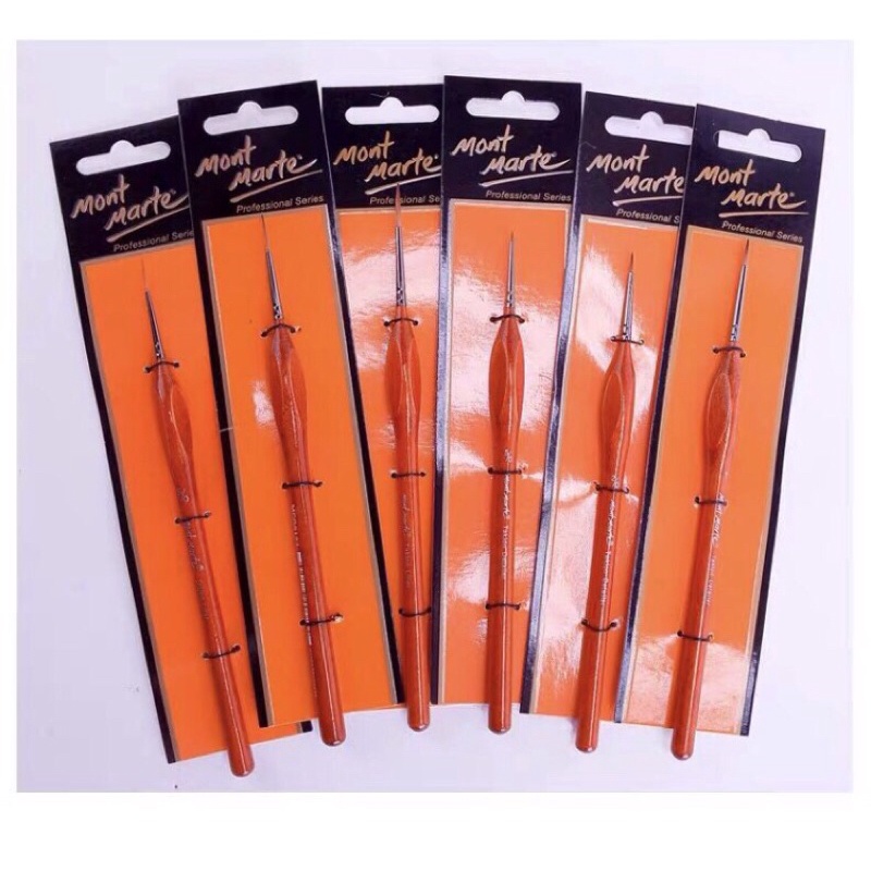 CỌ VẼ NÉT MONT MARTE CAO CẤP - Taklon Detailer - Taklon Liner