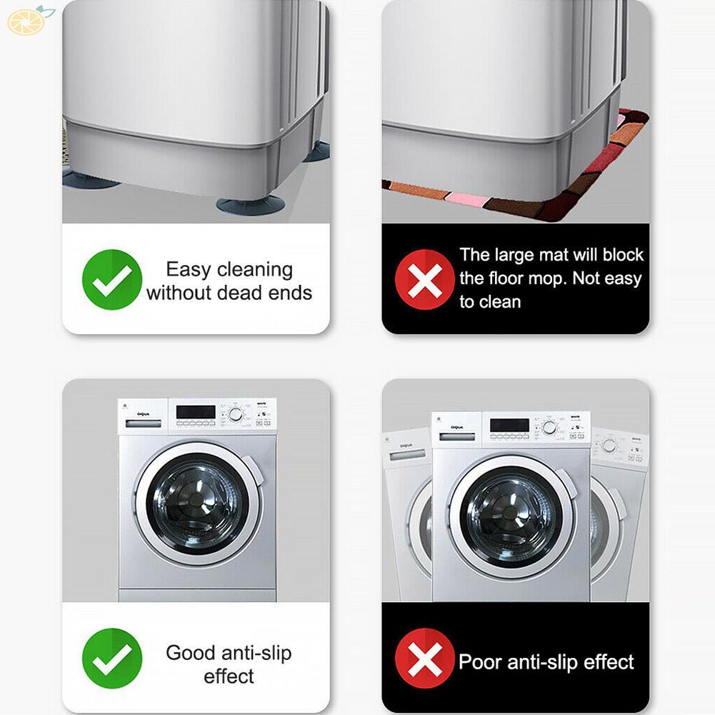 Set 4 Miếng Đệm Chân Chống Rung Cho Máy Giặt