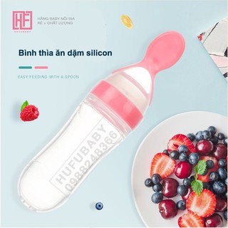 Bình thìa silicon ăn dặm cho bé
