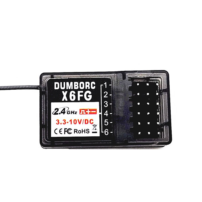 Tay điều khiển DumboRC X6 6 kênh (6ch 2.4G) sóng xa 499 mét (Tx+Rx không và có GYRO)