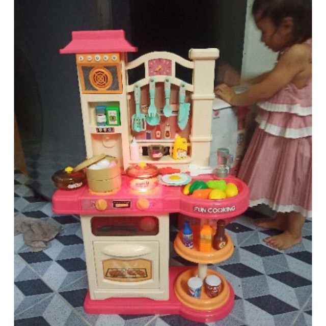 Bếp nấu ăn đồ chơi cao 80cm