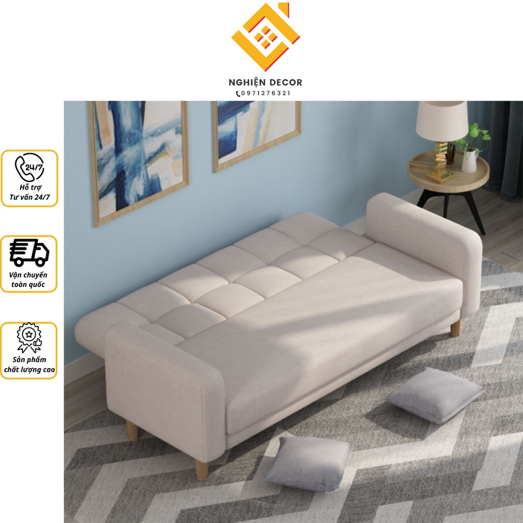 Sofa giường đa năng, Ghế sofa phòng khách thông minh có thể ngả ra làm giường ngủ_M024