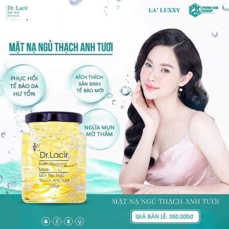 Mặt Nạ Ngủ Thạch Anh tươi Fresh Sleeping Mask  Dr.Lacir