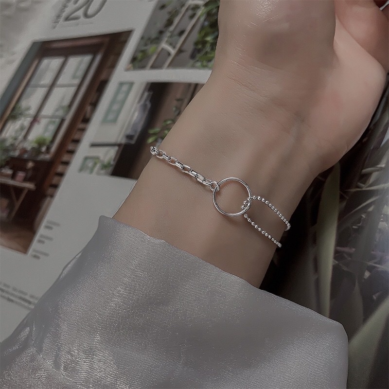 Lắc tay bạc 925 trẻ trung phong cách L1