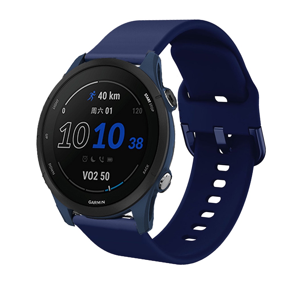 Dây Đeo Silicone 20mm 22mm 22mm 22mm Cho Garmin Forerunner 255 255m 245 245m Music 158 55 Venu 2 Plus