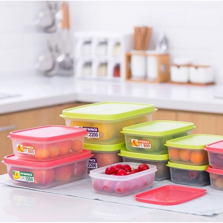 Hộp nhựa đựng thực phẩm Fitin Pack nắp dẻo Nhật Bản | BigBuy360 - bigbuy360.vn