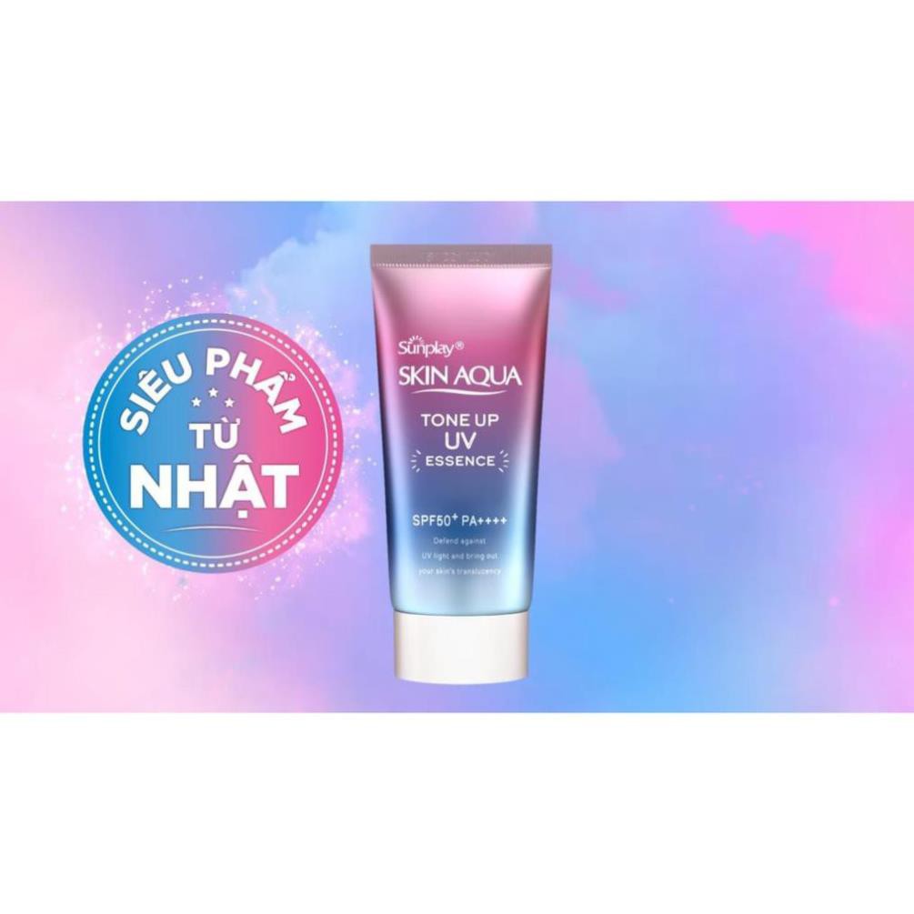 Kem chống nắng Skin Aqua Tone Up UV Essence SPF 50 Nhật Bản