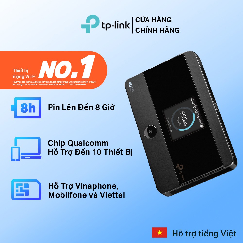  Bộ Phát Wifi Di Động TP-Link M7350 3G/4G LTE 150Mbps