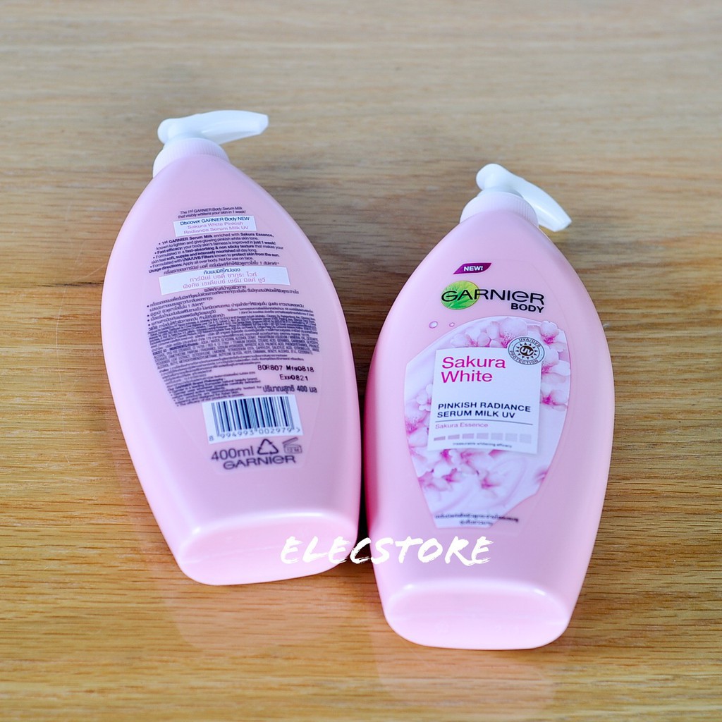 Sữa dưỡng thể Sakura Garnier White 400ml Thái Lan