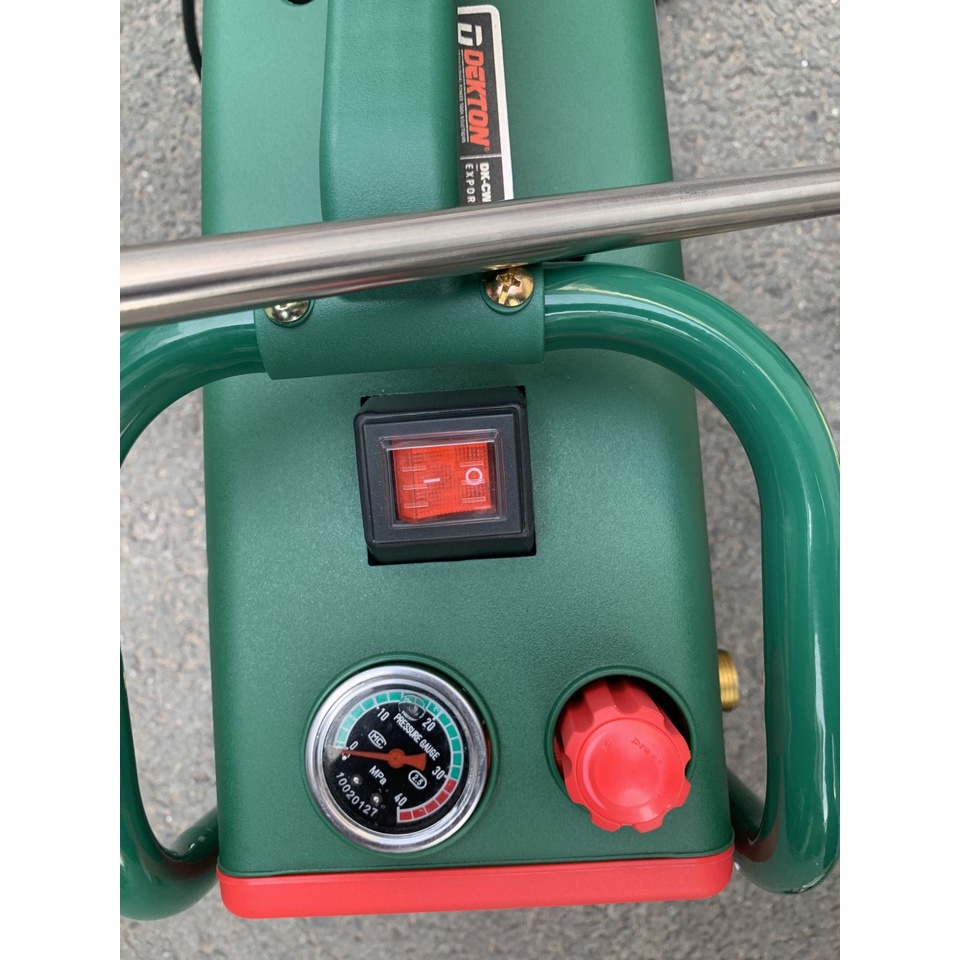 Máy rửa xe áp lực Dekton 3000W - DK CWR3000F - Đồng 100% - Tặng kèm nối nhanh - Thế hệ 2023