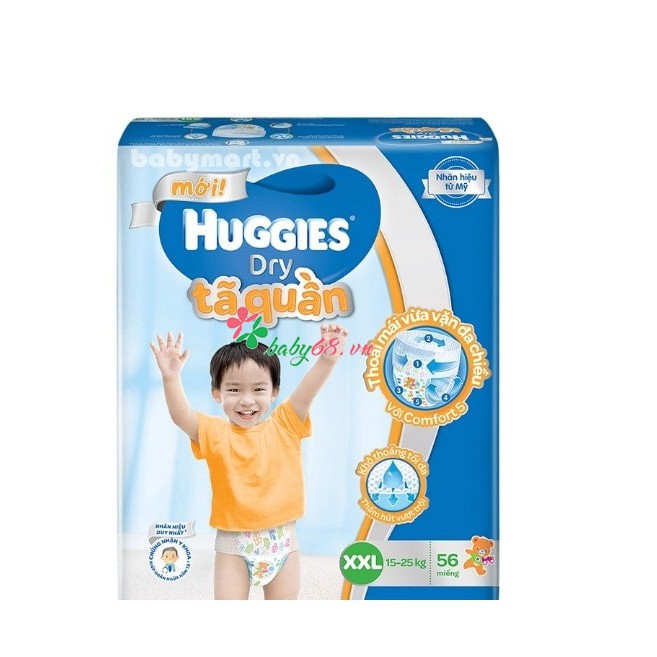 Tã quần Huggies Dry cực đại XXL56